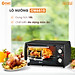 Lò nướng điện Comet CM6510 10L – Công suất 1000W, đa chức năng, nhỏ gọn, hàng chính hãng