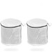 Combo 2 túi lưới giặt đồ 2 lớp Polyester dạng lưới mịn giặt đồ chống biến dạng quần áo cho máy giặt dạng hộp khóa kéo phù hợp giặt đồ nhỏ đồ lót