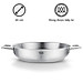 Chảo inox Fissler 086-384-24-100/0 Pure, 24cm Made in Germany Hàng chính hãng