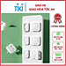 Combo 5 nút bịt ổ điện chống giật cho bé hình gấu dễ thương - Hàng chính hãng
