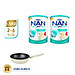 Bộ 2 lon Sữa bột NAN OPTIPRO PLUS 4 Nestle Bé 2-6 tuổi 1500g/lon Giúp tiêu hóa tốt