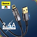 Cáp Sạc nhanh  2.4 A tự ngắt Gen2 Baseus Explorer Series dùng cho ipad, iPhone 13,12,11promax (USB to IP, Auto Power-Off, 2.4A Fast Charging & Data Cable)- Hàng chính hãng