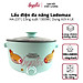 Nồi lẩu điện đa năng Ladomax, bếp lẩu điện mini dung tích 4 Lít công suất 1300W HA-237 - Hàng Chính Hãng