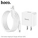 Bộ sạc điện thoại cho Iphone và Android hoco. C106 cổng USB sạc nhanh 2.1A dây dài 1M, dòng điện ổn định an toàn bảo vệ máy - Hàng Chính Hãng