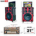 Loa Karaoke Màn Hình KT-1925 - Loa Bluetooth Kèm Micro Cao Cấp 2024, Màn Hình 21inch Sắc Nét, Bass Trầm 40cm Và 14 Loa Tích Hợp, Âm Thanh Siêu Hay, hàng chính hãng