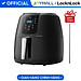Nồi Chiên Không Dầu Điện Tử Lock&Lock EJF296BLK (7.2 Lít) - Hàng Chính Hãng - Kèm Chảo Nướng Và Ống Hút Thẳng Inox