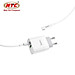 Bộ Cốc sạc 2 cổng USB và PD kèm Cáp sạc Type-C to Type-C dành cho Hoco C80A QC3.0 và PD20W (Trắng) - Hàng Chính Hãng