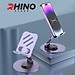 Kệ đỡ điện thoại 360° Rhino KP305, giá đỡ hợp kim nhôm cao cấp để bàn tiện lợi có thể gấp gọn - Hàng chính hãng