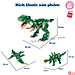Đồ Chơi Lắp Ráp Khủng Long Qman 42106 Khủng Long Biến Đổi (287 Mảnh Ghép) Dành Cho Bé Trai Trên 6 Tuổi