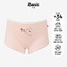 Hộp 3 quần lót bé gái cotton boyshort hoạ tiết iBasic PANG020