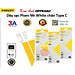Dây sạc nhanh Pisen Mr White 3A, chân cắm Type-C 1 mét ( TC25-1000), Hàng chính hãng check Qr bảo hành 18 tháng