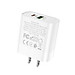 Củ sạc nhanh hoco. C80A – Hàng Chính Hãng 2 cổng ( USB + Type- C ) 3.1A, PD 20W, Q.C 3.0 hỗ trợ sạc nhanh cho điện thoại