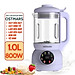 Máy Làm Sữa Hạt, Máy Nấu Sữa Hạt Cối Thủy Tinh OSTMARS Hàng Chính Hãng MINIIN 1100ml - 8 Chức Năng Xay Nấu Tiện Lợi - TẶNG KEM 2 CHAI THỦY TINH ĐỰNG SỮA HẠT