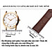 Dây da đồng hồ nam nữ ba bê mỏng BO-07 TRƠN KHÔNG ĐƯỜNG MAY size 10 12 14 16 18 20 22mm nhiều màu
