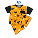 Bộ quần áo ngắn bé trai họa tiết Xe kéo vàng thun cotton - AICDBTTVLCD9 - AIN Closet