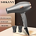 Máy sấy tóc chuyên dụng SOKANY SK-14015 công suất lớn 2400W, máy sấy chuẩn salon 2 chiều nóng lạnh giúp giảm gãy rụng tóc - HÀNG CHÍNH HÃNG