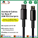 Cáp sạc nhanh, siêu bền C to IP 20W Baseus Tungsten Gold dùng cho iPhone 12/ iP11 Series/ iPXS Max (20W, Fast Charging & Data Cable)- Hàng chính hãng