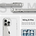 Ốp lưng chống sốc cho iPhone 15/ 15 Plus/ 15 Pro/ 15 Pro Max hiệu Likgus Crashproof - Thiết kế trong suốt, chống ố, giúp chống chịu mọi va đập - hàng nhập khẩu