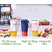 Máy xay sinh tố cầm tay mini, cốc xay sinh tố đa năng CTFAST - JUICER 01 (50W - 300ml) : Thiết kế cảm ứng tự động, cốc xay thủy tinh an toàn tuyệt đối khi sử dụng, pin sạc 1500 mAh - Hàng chính hãng