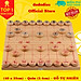 Cờ tướng bằng gỗ tự nhiên - 40 x 35 cm - Quân đường kính 3,4cm - Chính hãng dododios