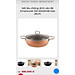 Nồi Lẩu Tráng Sứ Chống Dính Đáy Từ Smartcook 2355552 26cm - Màu Cam