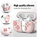 Case vỏ ốp bọc tai nghe dành cho Airpods 4, airpod Pro 2 silicon kèm móc kim loại - HÀNG CHÍNH HÃNG