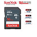 Thẻ nhớ SDHC Sandisk Ultra 16GB upto 80MB/s UHS-I (cho máy ảnh) - Hàng chính hãng
