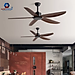 Quạt trần cánh nhựa ABS QT 132 5 cánh SuperVilighting hàng chính hãng trang trí phòng khách chung cư phòng ngủ