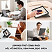 Bao da kèm bàn phím Logitech Combo Touch dành cho iPad Pro 12.9 inch (gen 5) - Bàn phím Backlit có thể tháo rời, Trackpad siêu nhạy - Hàng chính hãng