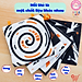 Bộ Đồ Chơi Thẻ Vải 5 Chất Liệu Kích Thích Thị Giác, Xúc Giác, Thính Giác Cho Trẻ Sơ Sinh - Lalala Baby