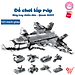 Đồ Chơi Xếp Hình Lắp Ráp Qman 42201 - Máy Bay Chiến Đấu (523 mảnh ghép) - Dành Cho Bé Trai Từ 6 Tuổi