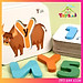 ALPHABET PAIRED CARD Bộ Thẻ Bảng Chữ Cái và Số Tiếng Anh Bằng Gỗ