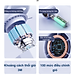 Quạt cầm tay mini Kachi MK400 pin khoẻ 100 cấp độ gió - Hàng chính hãng Hàng nhập khẩu