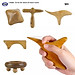 COMBO bộ 13 Dụng Cụ day ấn Huyệt Mát xa toàn thân kiểu Thái bằng gỗ Bách Xanh (MH848) Chăm sóc sức khỏe