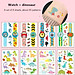 Sticker hình xăm dán chống nước cho bé trai và bé gái nhiều họa tiết ngộ nghĩnh đáng yêu cho bé thỏa sức sáng tạo – SST006