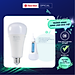 Đèn LED Bulb lưu điện, tích điện Rạng Đông Model: A80.KC/9W, tích điện, có quai treo, tiện lợi mang đi du lịch