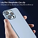 Bộ Lens cường lực Bảo Vệ Camera Trong Suốt dành cho iPhone 16 | 16 Pro | 16 Plus | 16 Pro Max hiệu Kuzoom Gucase Có Khung Hỗ Trợ Dán - Hàng chính hãng