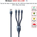 Cáp sạc đa năng 5A Remax 3in1 RC-199TH sạc nhanh siêu tốc max 40W- Hàng chính hãng