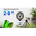 Quạt Tích Điện Điều Hòa SOWUN SW805S,Công Suất 40W Vừa Tích Điện Vừa Làm Mát Bằng Hơi Nước
