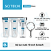 Bộ lọc nước thô đầu nguồn 3 cấp lọc 10 inch by Scitech - Hàng chính hãng