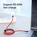Dây cáp sạc nhanh Type-C dài 2M hiệu Baseus Cafule Type C to Type C PD truyền data tốc độ cao  cho Smartphone / Tablet / Macbook / Laptop Type C Samsung Huawei Oppo Xiaomi Vsmart (3A, 60W, Sạc nhanh PD, Sạc nhanh QC 4.0 Quick Charge) - Hàng nhập khẩu
