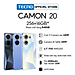 Điện thoại Tecno CAMON 20 8GB/256GB - Camera 64MP + 32MP | 5000 mAh | Sạc nhanh 33W | 6.7'' FHD AMOLED - BH 13 Tháng - Hàng Chính Hãng