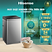 Máy giặt Hisense 8kg WTZQ8012UT Giặt Eco tiết kiệm điện năng, bảo hành 24 tháng - HÀNG CHÍNH HÃNG