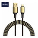 Cáp WiWu Golden Data Cable GD-102 Cáp USB to Micro, Hỗ trợ Sạc Nhanh, Mạ Vàng 18K - Hàng Chính Hãng