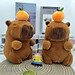 Thú nhồi bông capybara nhiều mẫu mini - Size 22cm - Quà tặng gấu bông capybara bộ trưởng hiền lành đáng yêu.