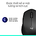 Chuột không dây Logitech M330 Silent Plus giảm ồn 90% - USB 2.4GHz, pin 2 năm, phù hợp người thuận tay phải, PC/ Laptop - Hàng chính hãng - Màu Đen