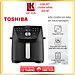Nồi chiên không dầu 7.4 lít Toshiba AF-74CS1SRVN(H) - Điều khiển cảm ứng, 12 chương trình nấu - Hàng chính hãng