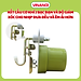 Máy Đưa Võng Tự Động Cao Cấp Vinanoi Asanta AS100 - Sức Đưa 100 Kg Cho Cả Mẹ Và Bé, Dùng Điện 110-220v và pin sạc dự phòng