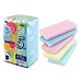 Set 5 miếng mút bọc lưới rửa chén bát, mút có cấu trúc tạo nhiều bọt, chỉ cần một lượng nhỏ chất rửa chén - nội địa Nhật Bản