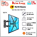 Giá Khung treo tivi North Bayou NB-P4 Xoay đa năng từ 32 đến 55 inch , Tải trọng tối đa 27Kg - Hàng chính hãng